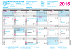 zum Kalender - Markt Lauterhofen