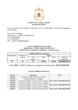 IT 93 O 07066 76150 000000500019 Codice BIC (o SWIFT