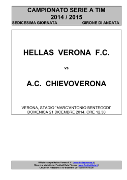 chievoverona - Hellas Verona
