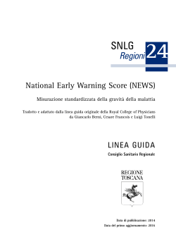 National early warning score (NEWS) - SNLG-ISS