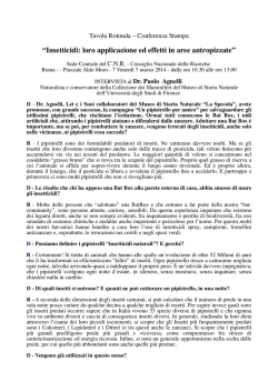 Intervista al Dr. Paolo Agnelli, naturalista e conservatore della