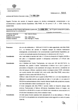 Deliberazione n.1446 del 14/08/2014