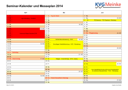 Seminarkalender 2014