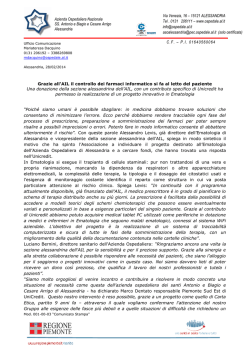 DIRETTORE SANITARIO - Azienda Ospedaliera Santi Antonio e