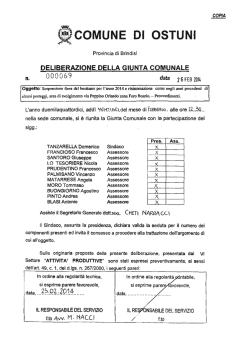 I COMUNE DI OSTUNI