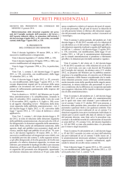 Dpcm 13 gennaio 2014 - Ministero della Difesa