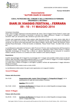Ferrara 23-01-2014 - Autori Diari di Viaggio