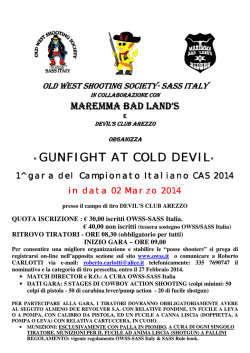 Locandina Arezzo 2014