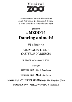 programma MZOO14 - Comune di Brescia