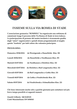 insieme sulla via romea di stade insieme sulla via romea