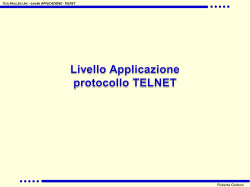 Il protocollo Telnet