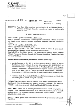 del 1 8 Atti n. 6061/P. ani n Foglio n.