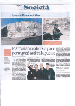DRAW NOT WAR - Home page Istituto Marco Polo