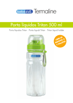 Porta líquidos Tritan: 500ml