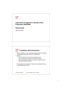 Ordinamenti