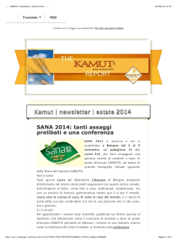 Kamut Newsletter ES 3-2014