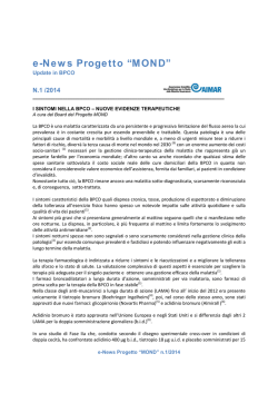 i sintomi nella bpco &ndash; nuove evidenze terapeutiche