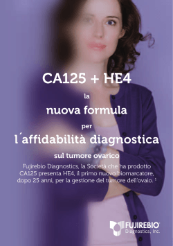 CA125 + HE4 - Bacheca Congressi