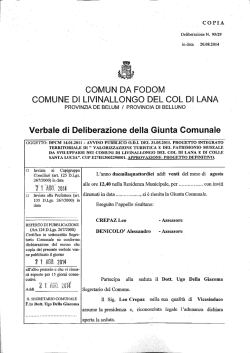 COMUNE DI - Regione Veneto