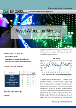 Asset Allocation Mensile - BNP Paribas Investment Partners
