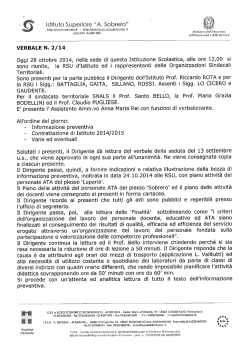 Isliiuio Superiore &ldquo;A. Sobrero&ldquo; ,