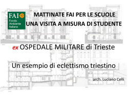 ex OSPEDALE MILITARE di Trieste