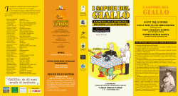 Il delitto &egrave; servito - I Sapori del Giallo