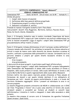 ISTITUTO COMPRENSIVO &ldquo; Ramati