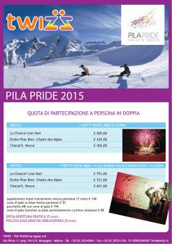 programma pila pride 2015 - 25 gennaio