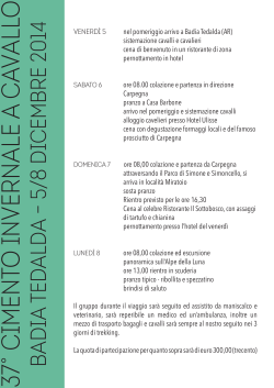 Per scaricare il PROGRAMMA clicca qui