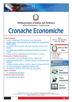Cronache Economiche N.25 (22 Ottobre