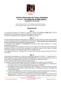 Il Bando completo e la scheda di partecipazione