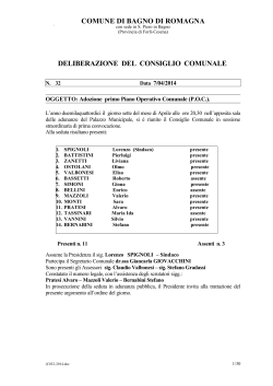 deliberazione di Consiglio Comunale n. 32 del 07/04/2014