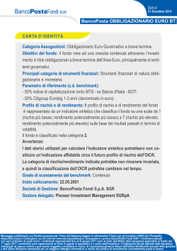 Scheda mensile del fondo