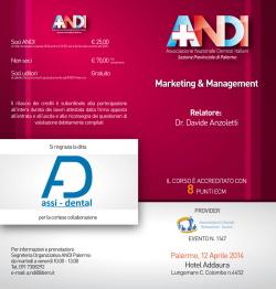 Ecco la brochure relativa