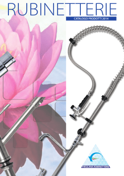 CATALOGO PRODOTTI 2014 - Friulana Rubinetterie
