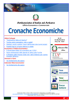 Cronache Economiche N. 10 (15 Aprile