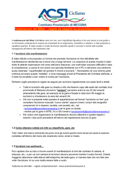 Help Ciclista - ACSI Ciclismo Messina