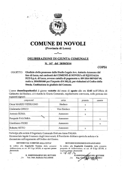 COMUNE DI NOVOLI - Albo Pretorio Facile
