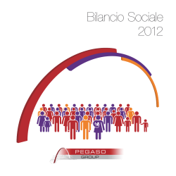 Bilancio Sociale Pegaso Group