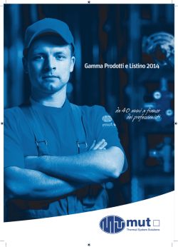 Listino prezzi marzo 2014 prodotti MUT