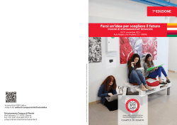 Farsiunidea2014 - flyer - Università di Bologna