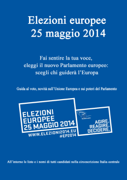 Guida alle elezioni europee 2014