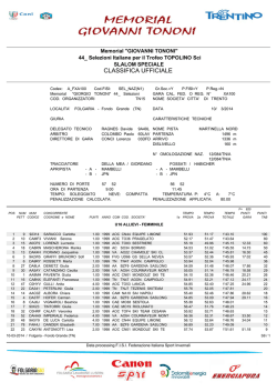 Slalom Speciale U16
