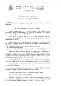 COMUNE DI MELLE