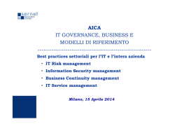 IV AICA 2014 04 15 Best Practice Settoriali SM