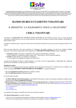 Il bando