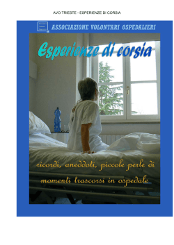 Download - AVO Trieste - Associazione Volontari Ospedalieri