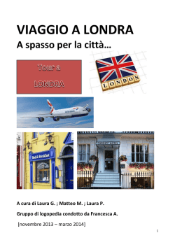 Guida di Londra - RADIO DON GNOCCHI