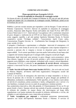 comunicato stampa - Comune di Palermo